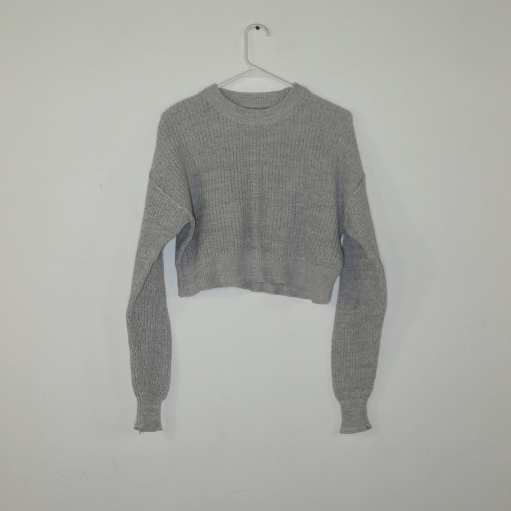 NWOT: Aeropostale Knit Cropped Crewneck Pullover Sweater